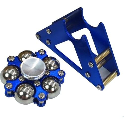 Metal five beads Ferris wheel fingertip gyro stainless steel ball metal belt bracket EDC finger decompression gyroscope