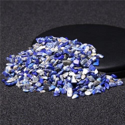 20G 50G 100G Irregular Natural lapis lazuli Gravel Chip Stone Undrilled Blue Energy Tumbled Loose Stone DIY Jewelry Home Decor