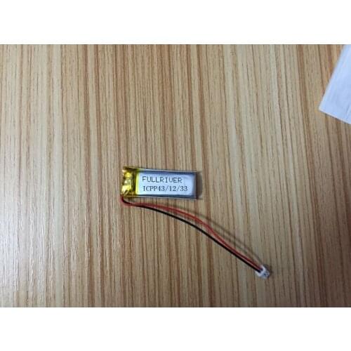 New Hot A FULLRIVER ICPP 431233 Steel Mate remote control battery steelmate Rechargeable Li-ion Cell