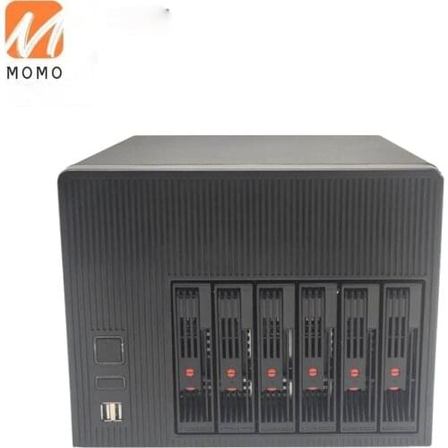 New High Quality 6bays NAS Storage Case Hot Swap Server Chassis with 6gb Sata Backplane