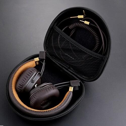 Professional Headphones Storage Case Black Earphone Protective Box for Marshall On Ear Headphone Durable Headset Accessories