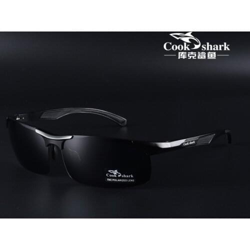 Cook shark day and night dual-use mens color-changing polarized sunglasses tide driver driving sunglasses men driving only