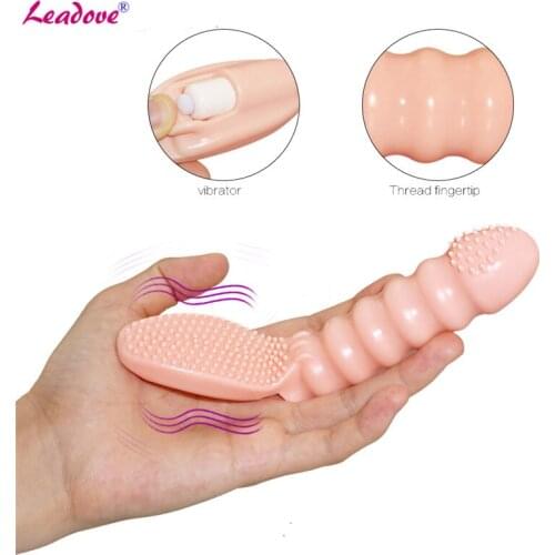 Finger Vibrators Sex Toys Clitoris Stimulation Brush Vibrating Finger Sleeve G Spot Massage Adult Sex Product For Woman ZD0196