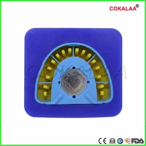 High-quality 2 pcs Dental Lab Adhesive type Mold base plates Model Former Base Molds Full Arch plates Sub template