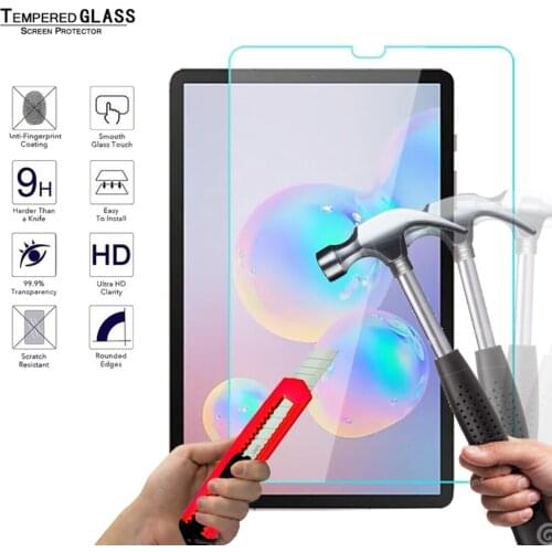 Explosion-proof Tempered Glass for Samsung Galaxy Tab S6 T860/T865 High Quality 9H Ultra-clear Tablet Screen Protector