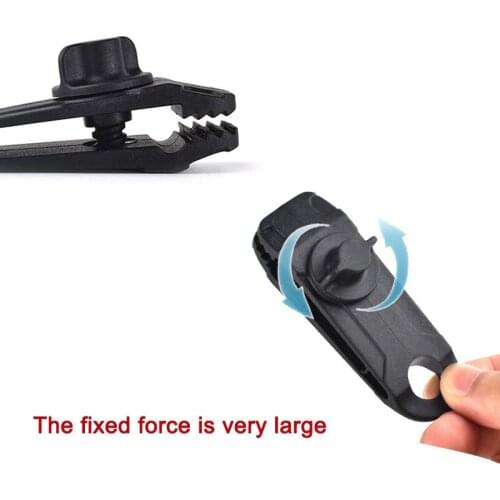 10pcs Heavy Duty Camping Tarp Clips Tent Awning Clamps with Thumb Screw RERI889