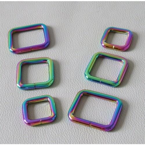 100Pcs/Lot Wholeslae Metal Bag Belt Strap Ring Buckle Hardware Clasp Dog Pet Leash Leads Rope Loop Handbag Backpack Accessory