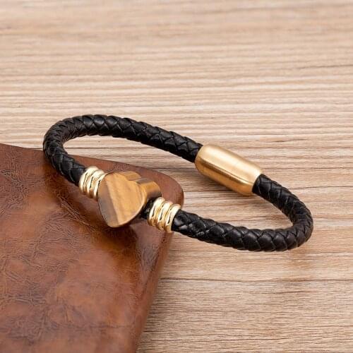 2020 Bohemian Bracelets & Bangles Vintage Heart Bead Genuine leather Charm Bracelet For Women Jewelry Pulsera Mujer Bijoux Femme