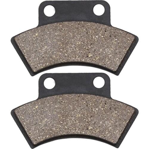 Cyleto Motorcycle Rear Brake Pads for POLARIS 200 Trail Boss 88-99 300 94-00 350 91-93 400 Scrambler / Sportsman 94-97 425 95-98