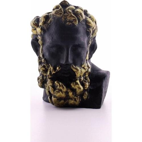 Hercules Bust Sculpture Pen Holder 10 Cm