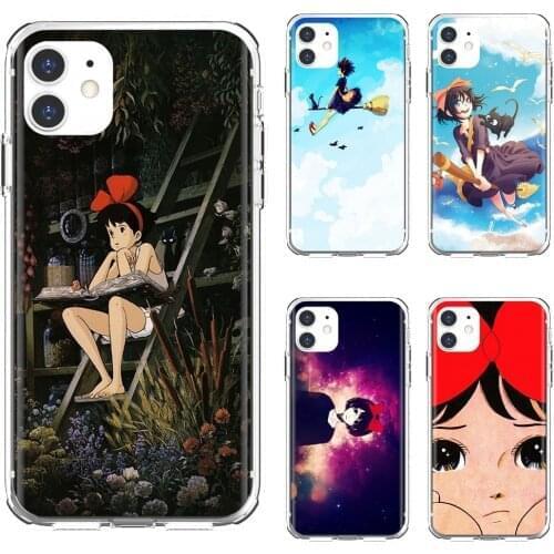 For Huawei P30 P40 P20 P7 P8 P9 P10 Lite Plus Pro 2015 2016 2017 Mini Kikis-Delivery-Service-Watercolors Soft Case Covers