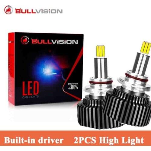 H7 LED Light 20000LM H4 LED Car Headlight H11 Turbo Car Lights Bulb H1 LED Lamp 12V 50W 9005 HB3 9006 HB4 2PCS Kit Bullvision SA