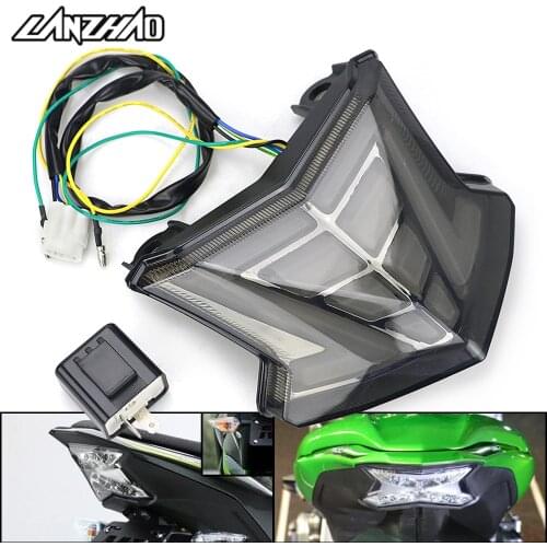 JPA Motorcycle Integrated LED Tail Light Turn signal Indicator Lamp for Kawasaki Ninja 650 Z650 Z900 2017 2018 2019 2020 2021