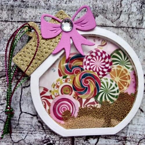KLJUYP Candy Jar Shaker Metal Cutting Dies Scrapbook Paper Craft Decoration dies scrapbooking 07091