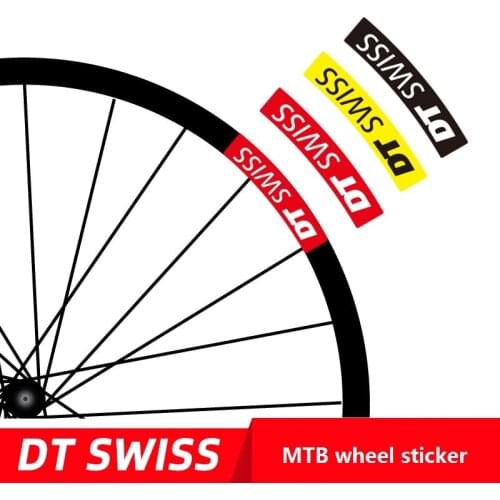 Two Wheel Sticker Set for DT XC MTB Bicycle Rim Mountain Bike Sticker Cycling Decals