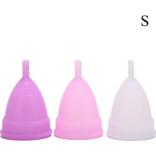 Menstrual cup for women hygiene product medical grade silicone vagina use Silicone medical soft gel menstrual cup