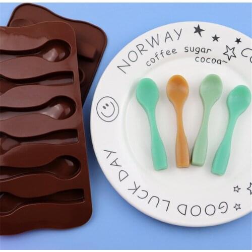Scoop Shape Silicone Mold Gummy Animal Fondant Chocolate Baking Cake Baking Mold Mould Kitchen Dining Decorating Candy