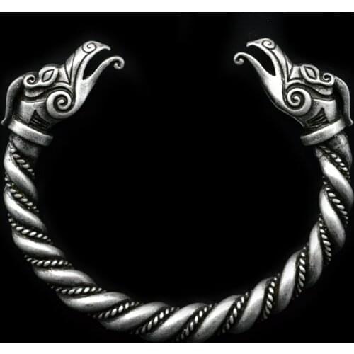 1pc Handmade Viking Dragon Bangles 3.5oz Men Fashion Twist Bracelets B-08