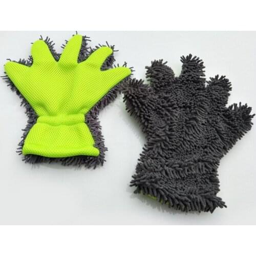 Car Styling 24x28cm Automotive Car Cleaning Car Brush Cleaner Soft Car Washing Gloves Cleaning Brush Motorcycle Washer Care