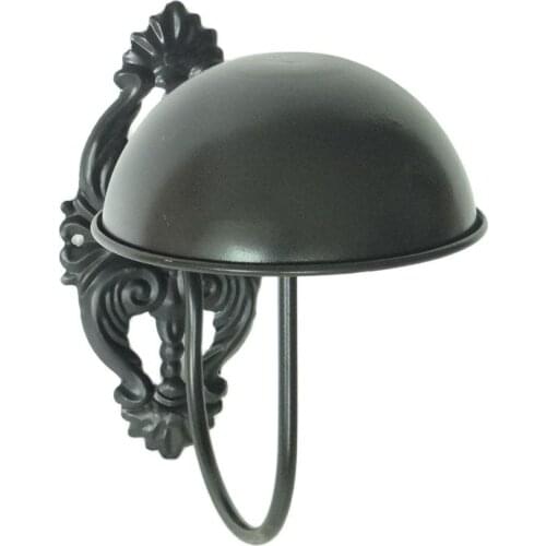 European Style Wrought Iron Wall-mounted Safety Hat Rack, Coat Rack, Shelf, Wig Support, Wall Dome Support Hat Support