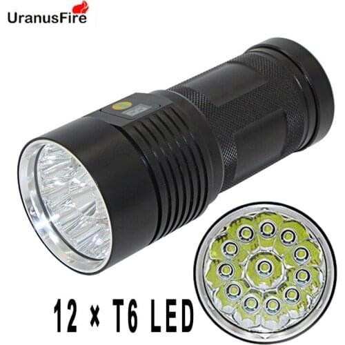 LED Rechargeable Flashlight 35000LM XML-T6 Torch 18650 battery Portable Flashlight lamp Outdoor Camping Powerful T6 Led linterna