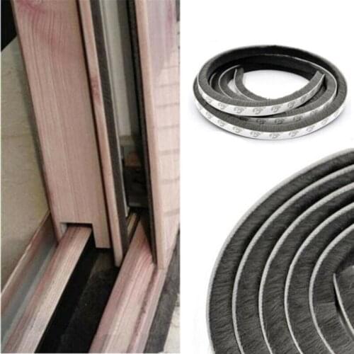 5m 9 X15mm soundproof doors and windowswindproof strips, brush stripswindow and door sealing stripsself-adhesive