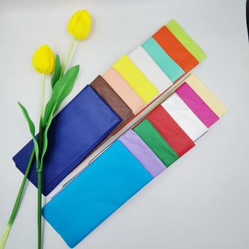 10 Sheets/Bag 55*66cm Tissue Paper Paper Flowers Gift DIY Handmade Craft Packing Wedding Festive Party Home Decoration Supplies