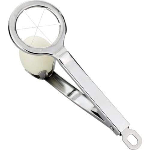 304 Stainless Steel Egg Slicer Creative Egg Cutter Sectioner Egg Splitter Cut Egg Device Creative Egg Tool Kitchen Gadgets