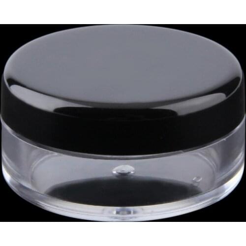 5pcs/set Top Quality Cosmetic Empty Jar Pot Eyeshadow Makeup Face Cream Lip Balm Container Drop Shipping Wholesale