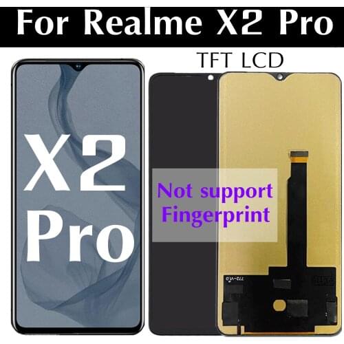 6.55" TFT LCD For Realme X2 Pro LCD Display Touch Screen Digitizer Assembly For Phone Realme X2 Pro RMX1931 LCD