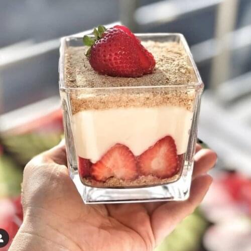 Cup Cup Glass Square 6 pcs