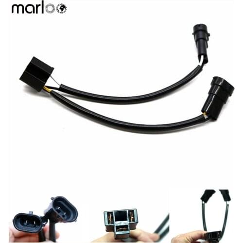 Motorcycle Accessories H4 Splitter Harness Dual Beam Headlights H4 To H9/H11 Connetor Wire Adaptive