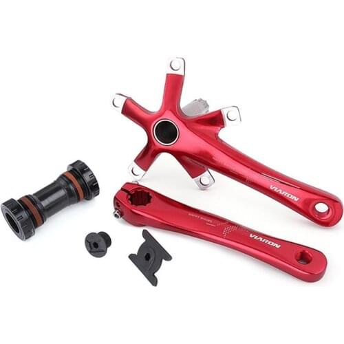 Aluminum Folding Bicycle Hollow One Crank BCD 130mm Folding Bicycle Crank Tooth