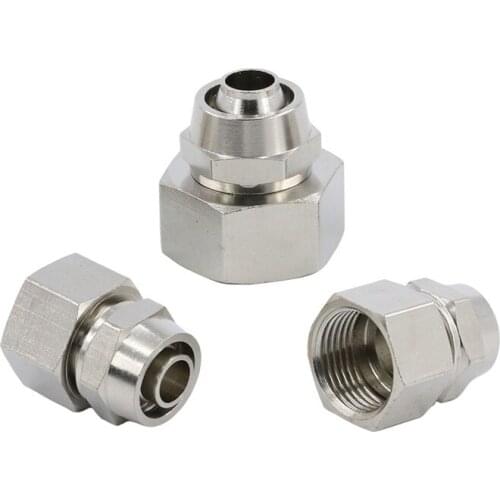 Free shipping 8mm Tube To 1/8",1/4",3/8",1/2" Inch Brass Quick Connect Connector Penumatic Fittings Pipe