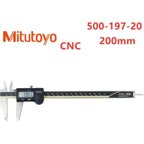 Mitutoyo CNC Digital Caliper LCD Vernier Calipers 8inch 200mm 500-197-20 Caliper Electronic Measuring Tools Stainless Steel