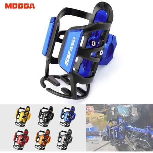 For SUZUKI SV650 SV 650 Aluminum Alloy Motorbike Beverage Water Bottle Cage Drink Cup Holder Sdand Mount Motorcycle Accessories