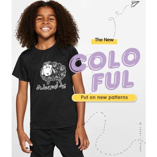 Eid al-Adha Childrens Tshirts Set Kid Tops 2020 Summer New Cotton Cartoon Printed T-shirt and Shorts Boys Short-Sleeve Clothes