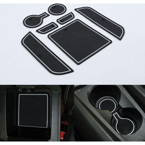 For Chevrolet Camaro 2012-2016 Car Door Slot Pad Mat 7pcs/set Auto Accessories