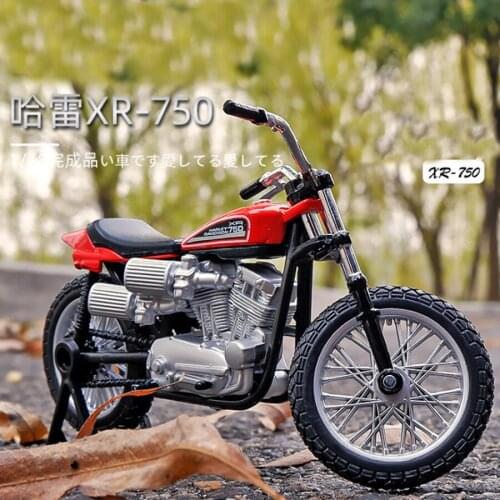 Maisto 1:18 1972 XR750 Racing Bike Motorcycle Bike Diecast Model Red New in Box For Boys Gifts Free Sgipping
