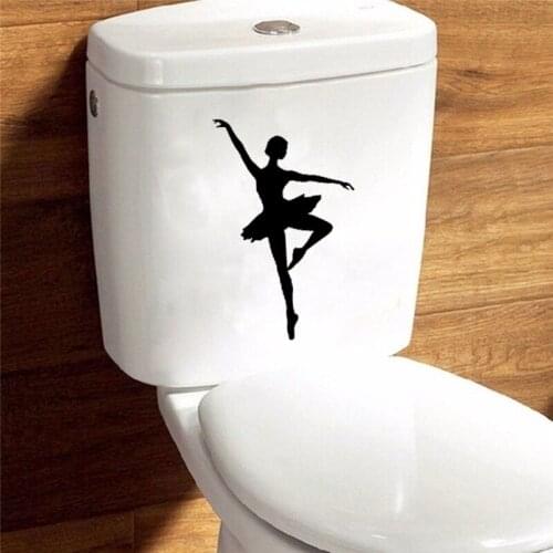 Artist Ballerina Home Decor Wall Decal Vinyl Toilet Sticker 6WS0088