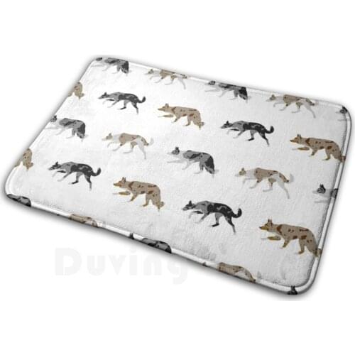 Border Collies ( Merles ) Carpet Mat Rug Cushion Soft Border Collie Border Collie Sheepdog Dog Pastoral Herding Working