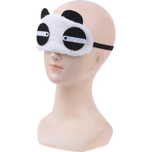 Cute Face White Panda Eye mask Eyeshade Shading Sleep Cotton Goggles Eye mask sleep mask Eye Cover health Care Eye Cover