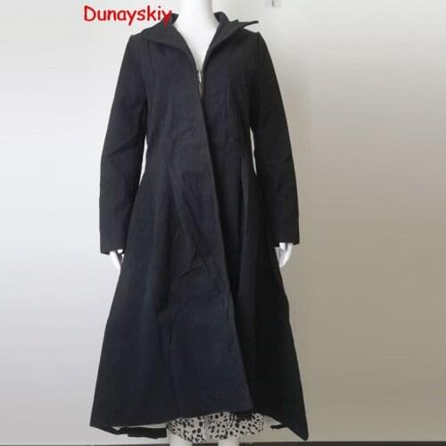LOW PRICE 2020 Autumn Winter Black Woolen Coat Womens Clothing Fashion Jacket A-line Long Overcoat Female Casual Wool Coat