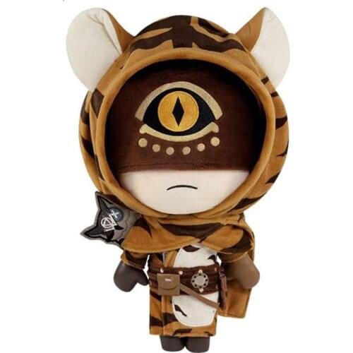 Identity V Eli Clark Longing Tiger Cosplay Plush Doll Toy Change Suit Dress Up Clothing Cute Plushie Xmas Gifts
