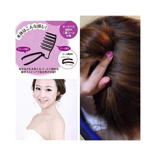 Pro Hair Clip Styling Tools Office Lady Braided Hair Tools Device Flaxen Salon Tools Hair Accessories for Women