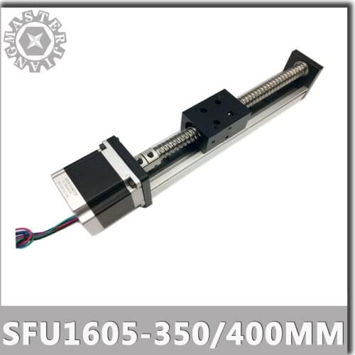 Ball Screw SFU1605 Stage D High Precision effective stroke 350/400mm Linear Guide Rail Actuator System Module SGX sfu1605