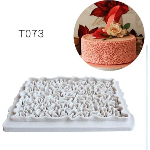 Silicone Mold Butterfly Orchid Rose Flower Texture Flip Sugar Mold T073