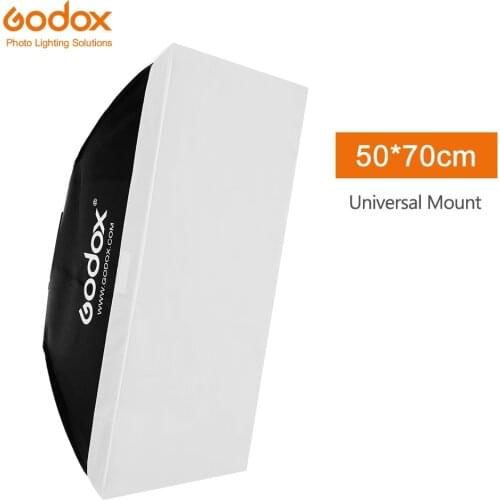 Godox 50x70cm 20"x27" Soft box Universal Mount Softbox for Universal Mount Studio Flash Strobe Free shipping