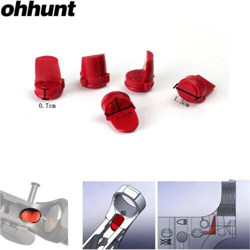 Ohhunt Tactical 5pcs Accu-Wedge Receiver Buffer Black Red Yellow for Shooting ACU1 AR-15 M4 M16 Hunting Accessories
