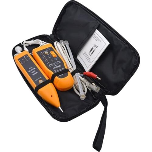 CHIPAL WH806B Telephone Wire Tracker Network Cable Tester for Cat5 Cat5E Cat6 RJ45 RJ11 Electrical Line Finding Testing